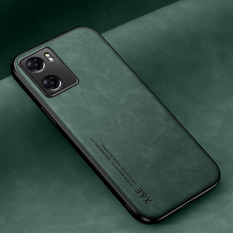 Funda Lujo Cuero Carcasa DY1 para OnePlus Nord N20 SE Verde