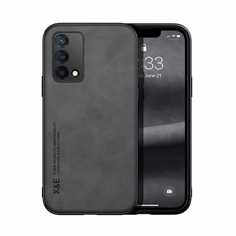 Funda Lujo Cuero Carcasa DY1 para Oppo F19 Negro