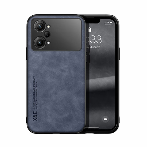 Funda Lujo Cuero Carcasa DY1 para Oppo K10 Pro 5G Azul