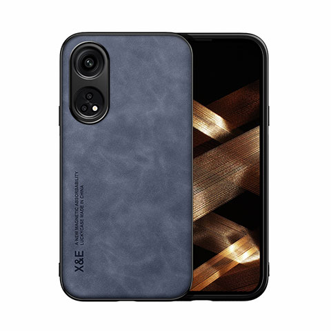 Funda Lujo Cuero Carcasa DY1 para Oppo Reno8 T 4G Azul