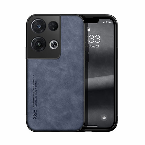 Funda Lujo Cuero Carcasa DY1 para Oppo Reno9 Pro+ Plus 5G Azul