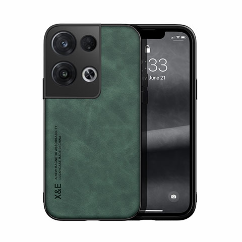 Funda Lujo Cuero Carcasa DY1 para Oppo Reno9 Pro+ Plus 5G Verde