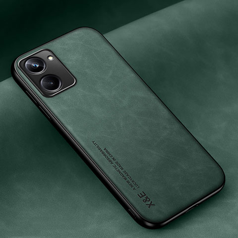 Funda Lujo Cuero Carcasa DY1 para Realme 10 Pro 5G Verde