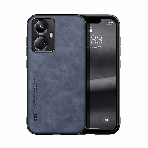 Funda Lujo Cuero Carcasa DY1 para Realme 10 Pro+ Plus 5G Azul