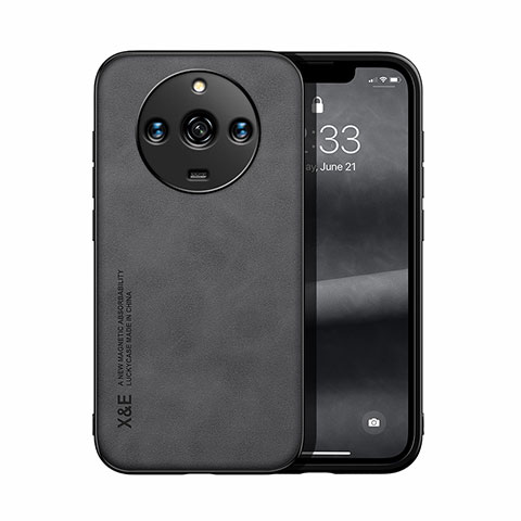 Funda Lujo Cuero Carcasa DY1 para Realme Narzo 60 5G Negro