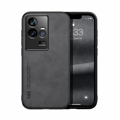 Funda Lujo Cuero Carcasa DY1 para Vivo iQOO 11 5G Negro