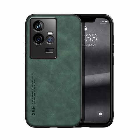 Funda Lujo Cuero Carcasa DY1 para Vivo iQOO 11 5G Verde