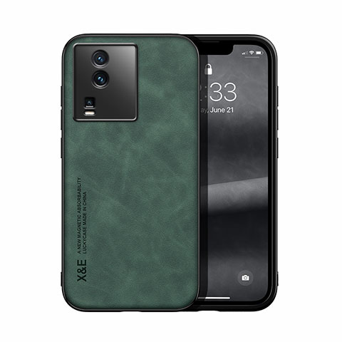 Funda Lujo Cuero Carcasa DY1 para Vivo iQOO Neo7 SE Verde