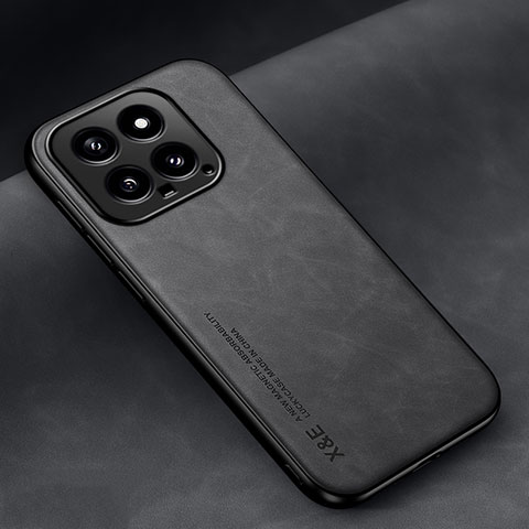 Funda Lujo Cuero Carcasa DY1 para Xiaomi Mi 14 5G Negro