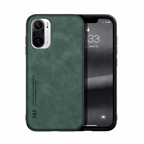 Funda Lujo Cuero Carcasa DY1 para Xiaomi Poco F3 5G Verde