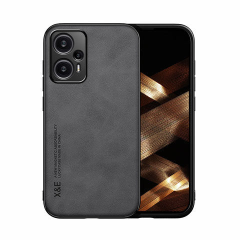 Funda Lujo Cuero Carcasa DY1 para Xiaomi Poco F5 5G Negro