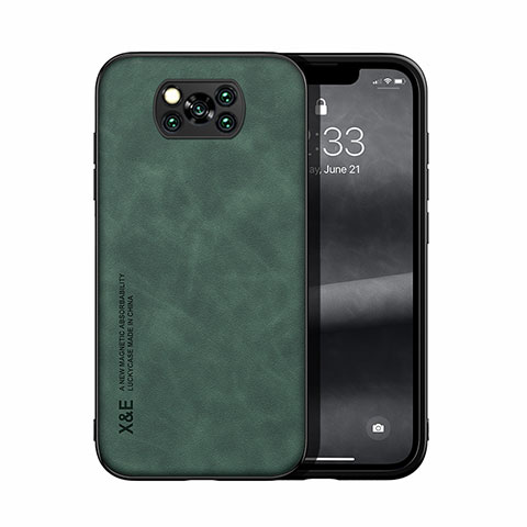 Funda Lujo Cuero Carcasa DY1 para Xiaomi Poco X3 NFC Verde