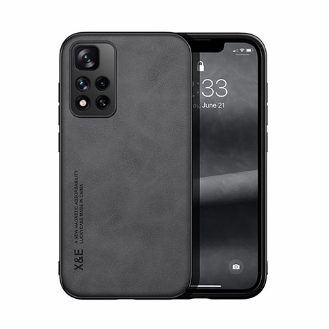 Funda Lujo Cuero Carcasa DY1 para Xiaomi Poco X4 NFC Negro