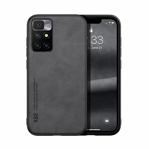 Funda Lujo Cuero Carcasa DY1 para Xiaomi Redmi 10 (2022) Negro