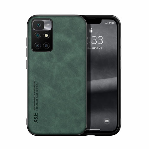 Funda Lujo Cuero Carcasa DY1 para Xiaomi Redmi 10 (2022) Verde