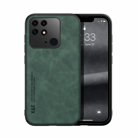 Funda Lujo Cuero Carcasa DY1 para Xiaomi Redmi 10C 4G Verde