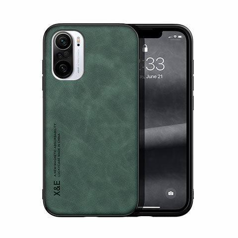 Funda Lujo Cuero Carcasa DY1 para Xiaomi Redmi K40 5G Verde