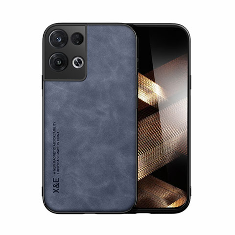 Funda Lujo Cuero Carcasa DY1 para Xiaomi Redmi Note 13 Pro 5G Azul