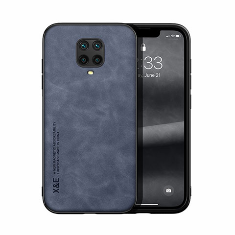 Funda Lujo Cuero Carcasa DY1 para Xiaomi Redmi Note 9 Pro Max Azul