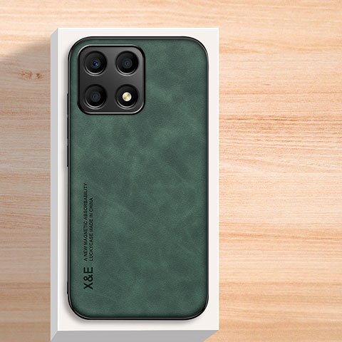 Funda Lujo Cuero Carcasa DY2 para Huawei Honor X8a 4G Verde