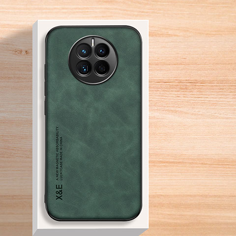 Funda Lujo Cuero Carcasa DY2 para Huawei Mate 50E Verde