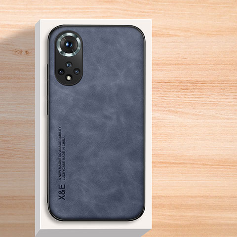 Funda Lujo Cuero Carcasa DY2 para Huawei Nova 9 Azul