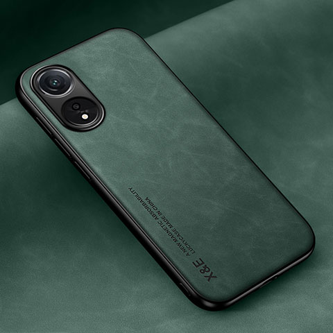 Funda Lujo Cuero Carcasa DY2 para Oppo A58 4G Verde