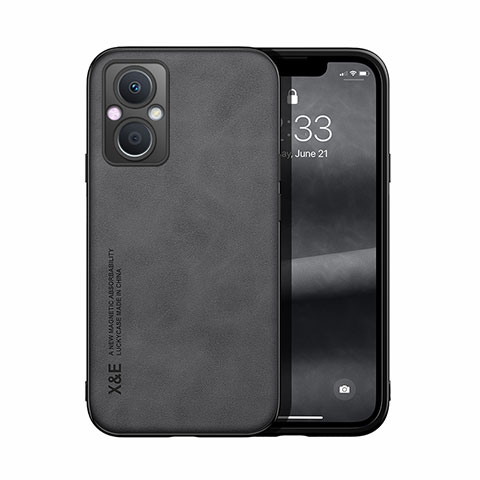 Funda Lujo Cuero Carcasa DY2 para Oppo A96 5G Negro