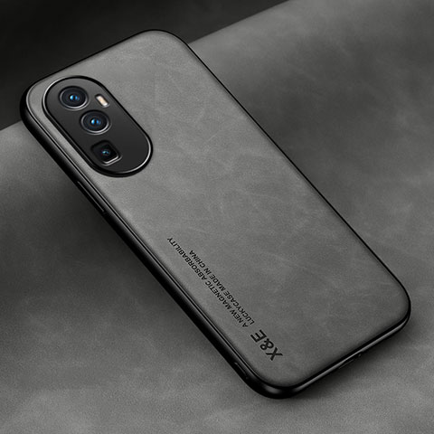 Funda Lujo Cuero Carcasa DY2 para Oppo Reno10 Pro+ Plus 5G Gris