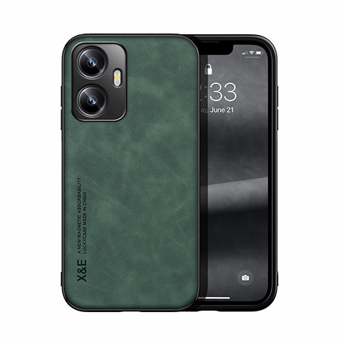 Funda Lujo Cuero Carcasa DY2 para Realme C55 Verde