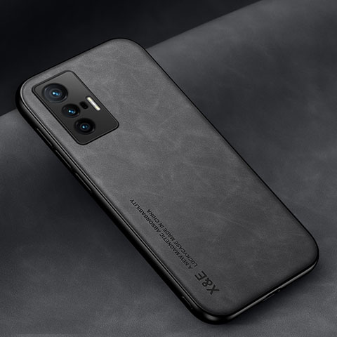 Funda Lujo Cuero Carcasa DY2 para Vivo X70t Negro