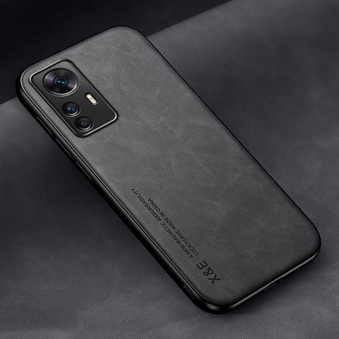 Funda Lujo Cuero Carcasa DY2 para Xiaomi Mi 12T 5G Negro