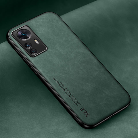 Funda Lujo Cuero Carcasa DY2 para Xiaomi Mi 12T 5G Verde