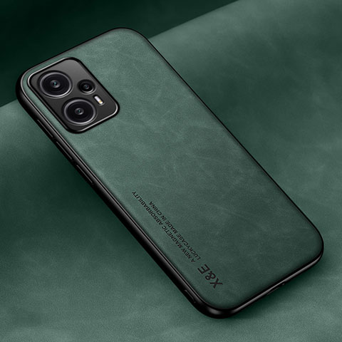 Funda Lujo Cuero Carcasa DY2 para Xiaomi Poco F5 5G Verde