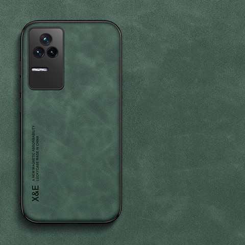 Funda Lujo Cuero Carcasa DY2 para Xiaomi Redmi K40S 5G Verde