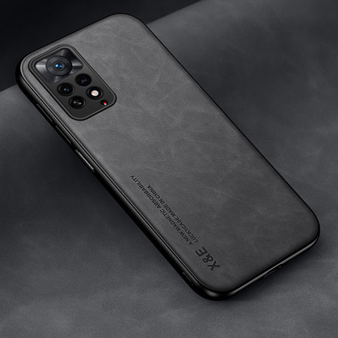 Funda Lujo Cuero Carcasa DY2 para Xiaomi Redmi Note 11 Pro 5G Negro