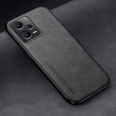 Funda Lujo Cuero Carcasa DY2 para Xiaomi Redmi Note 12 Pro 5G Negro