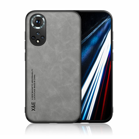 Funda Lujo Cuero Carcasa DY3 para Huawei Honor 50 Pro 5G Gris