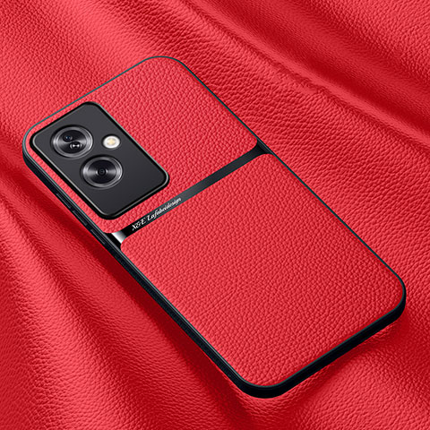 Funda Lujo Cuero Carcasa DY3 para Oppo A2 5G Rojo