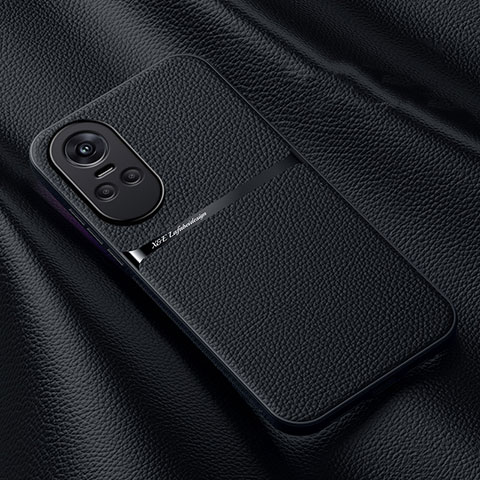 Funda Lujo Cuero Carcasa DY3 para Oppo Reno10 5G Negro