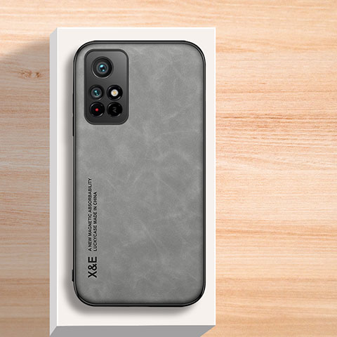 Funda Lujo Cuero Carcasa DY3 para Xiaomi Redmi Note 11 Pro+ Plus 5G Gris