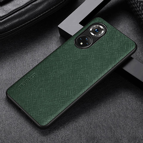 Funda Lujo Cuero Carcasa GS1 para Huawei Nova 9 Verde