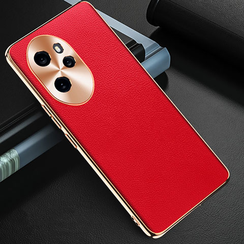 Funda Lujo Cuero Carcasa GS2 para Huawei Honor 100 Pro 5G Rojo