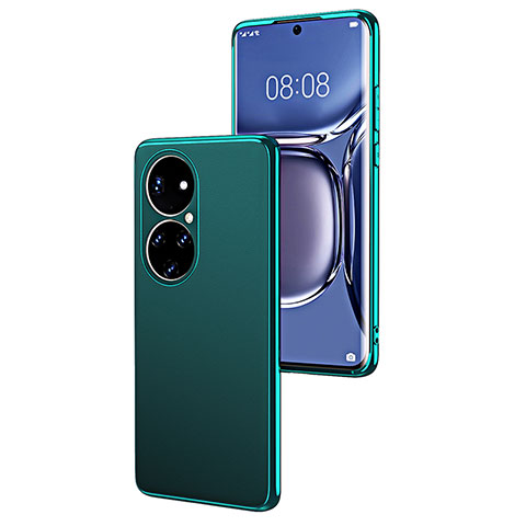 Funda Lujo Cuero Carcasa GS2 para Huawei P50 Pro Verde