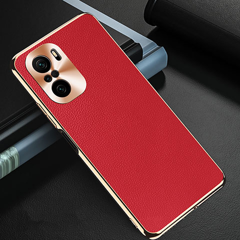 Funda Lujo Cuero Carcasa GS2 para Xiaomi Mi 11i 5G Rojo