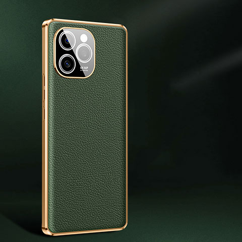 Funda Lujo Cuero Carcasa JB2 para Huawei Honor 60 SE 5G Verde