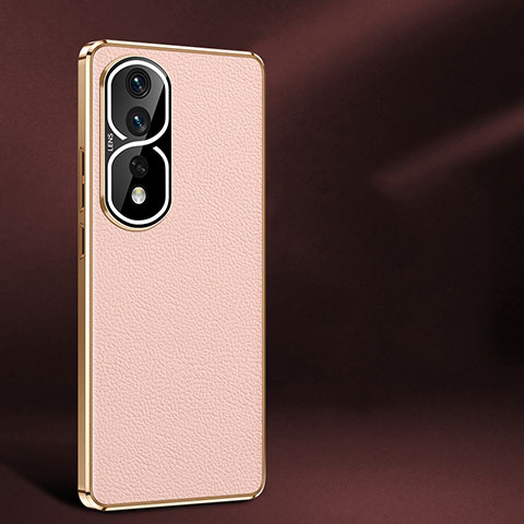 Funda Lujo Cuero Carcasa JB2 para Huawei Honor 80 Pro 5G Rosa