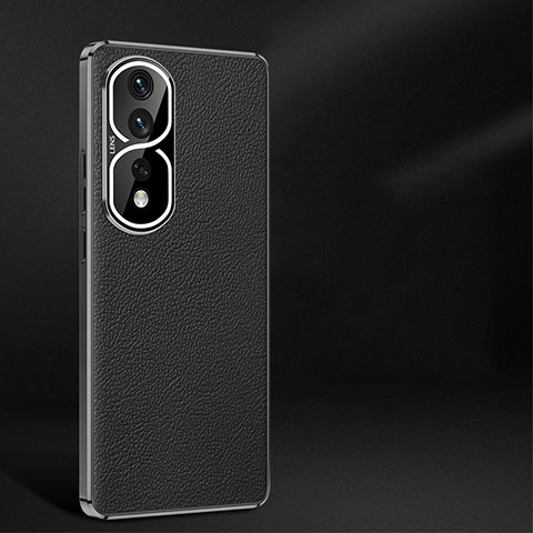 Funda Lujo Cuero Carcasa JB2 para Huawei Honor 80 Pro Flat 5G Negro