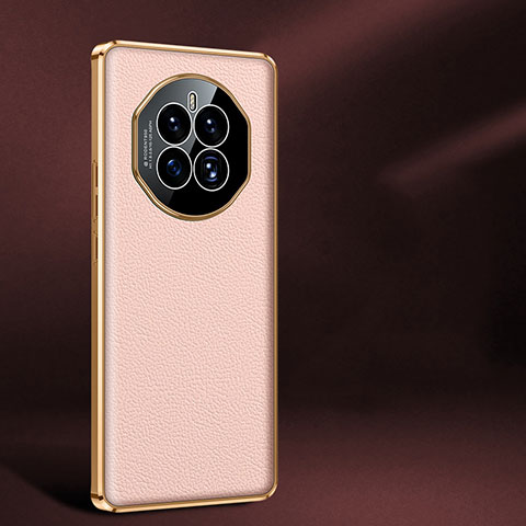 Funda Lujo Cuero Carcasa JB2 para Huawei Mate 50 Rosa