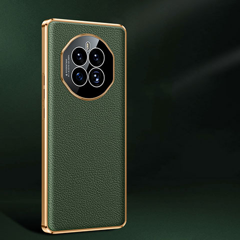 Funda Lujo Cuero Carcasa JB2 para Huawei Mate 50 Verde